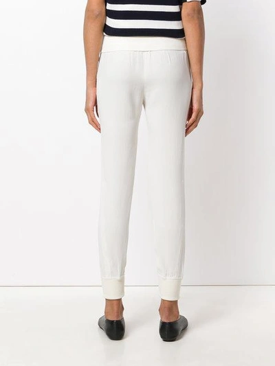 Shop Theory Ribbed Details Joggers In White