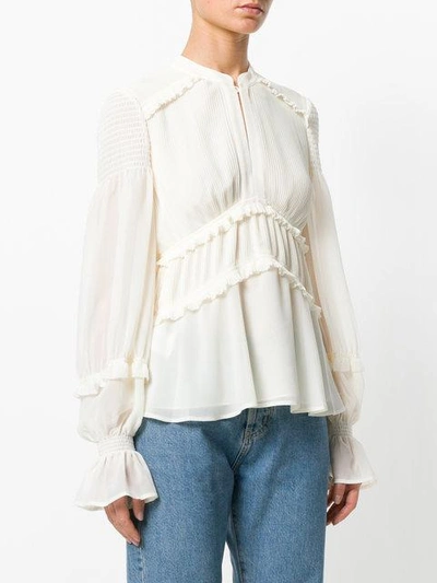 Shop Tory Burch Stella Top In Neutrals