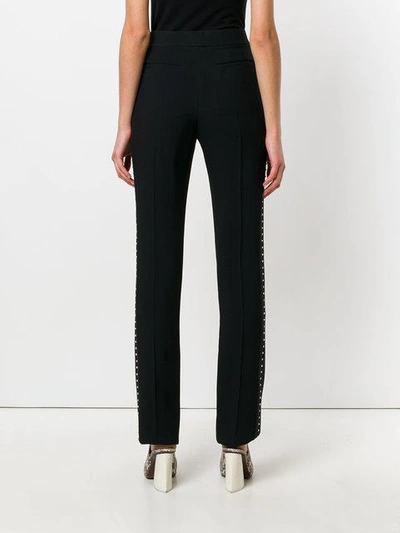 Shop Chloé Side-stud Trousers - Black