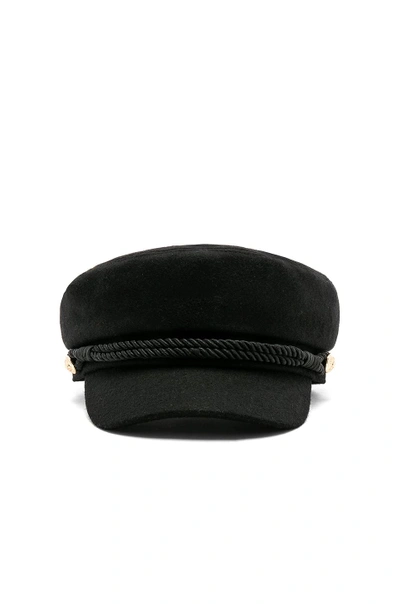 Shop Hat Attack Emmy Wool Cap In Black