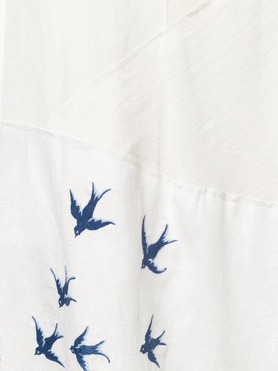 embroidered detail dress