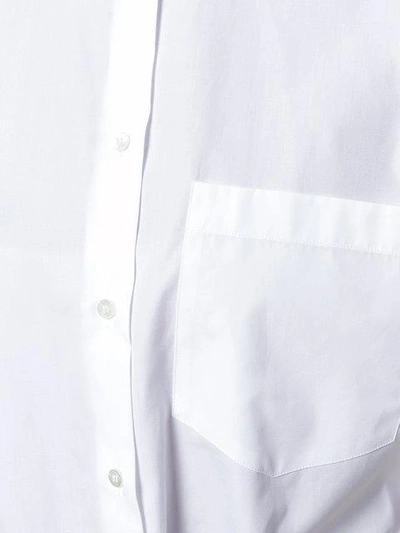Shop Valentino Tied Front Shirt In White
