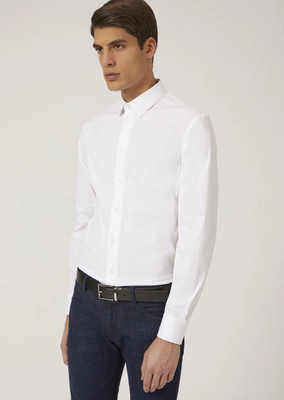 Shop Emporio Armani Classic Shirts - Item 38714713 In White