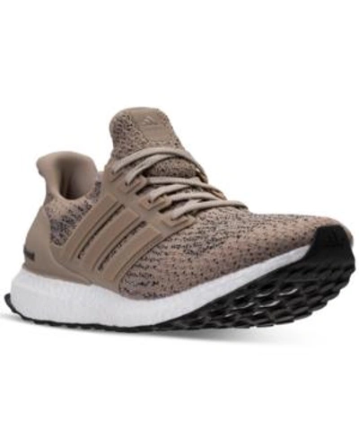 Shop Adidas Originals Adidas Men's Ultra Boost Running Sneakers From Finish Line In Trace Khaki/trace Khaki/c
