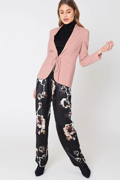 Shop Filippa K Bea Tie Front Jacket - Pink