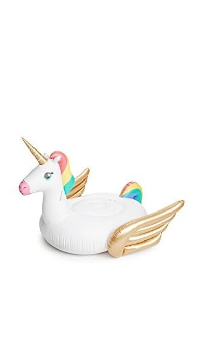 Shop Sunnylife Luxe Ride On Unicorn Float In White