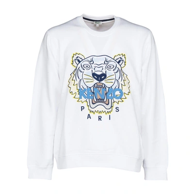 Shop Kenzo Tiger Sweatshirt In White