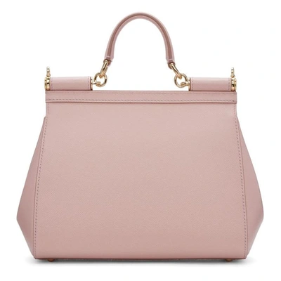 Shop Dolce & Gabbana Dolce And Gabbana Pink Medium Miss Sicily Bag In 8h402 Pink