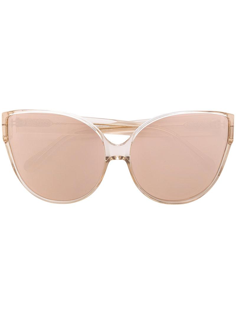 linda farrow cat eye sunglasses