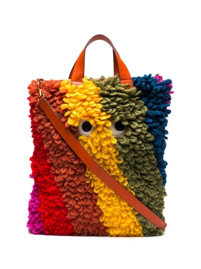Shop Anya Hindmarch Shag Shop Shopper - Multicolour
