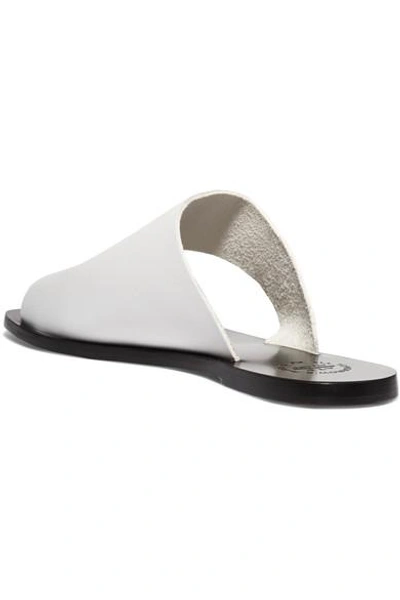Shop Atp Atelier Rosa Cutout Leather Sandals In White