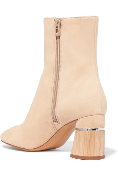 Shop 3.1 Phillip Lim / フィリップ リム Drum Suede Ankle Boots In Cream