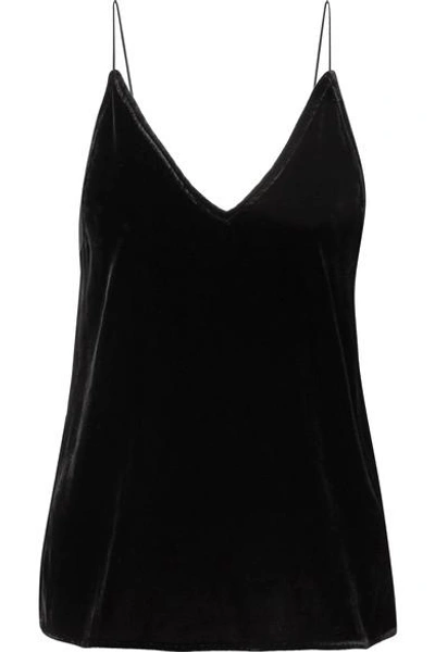 Shop Cami Nyc Olivia Velvet Camisole In Black