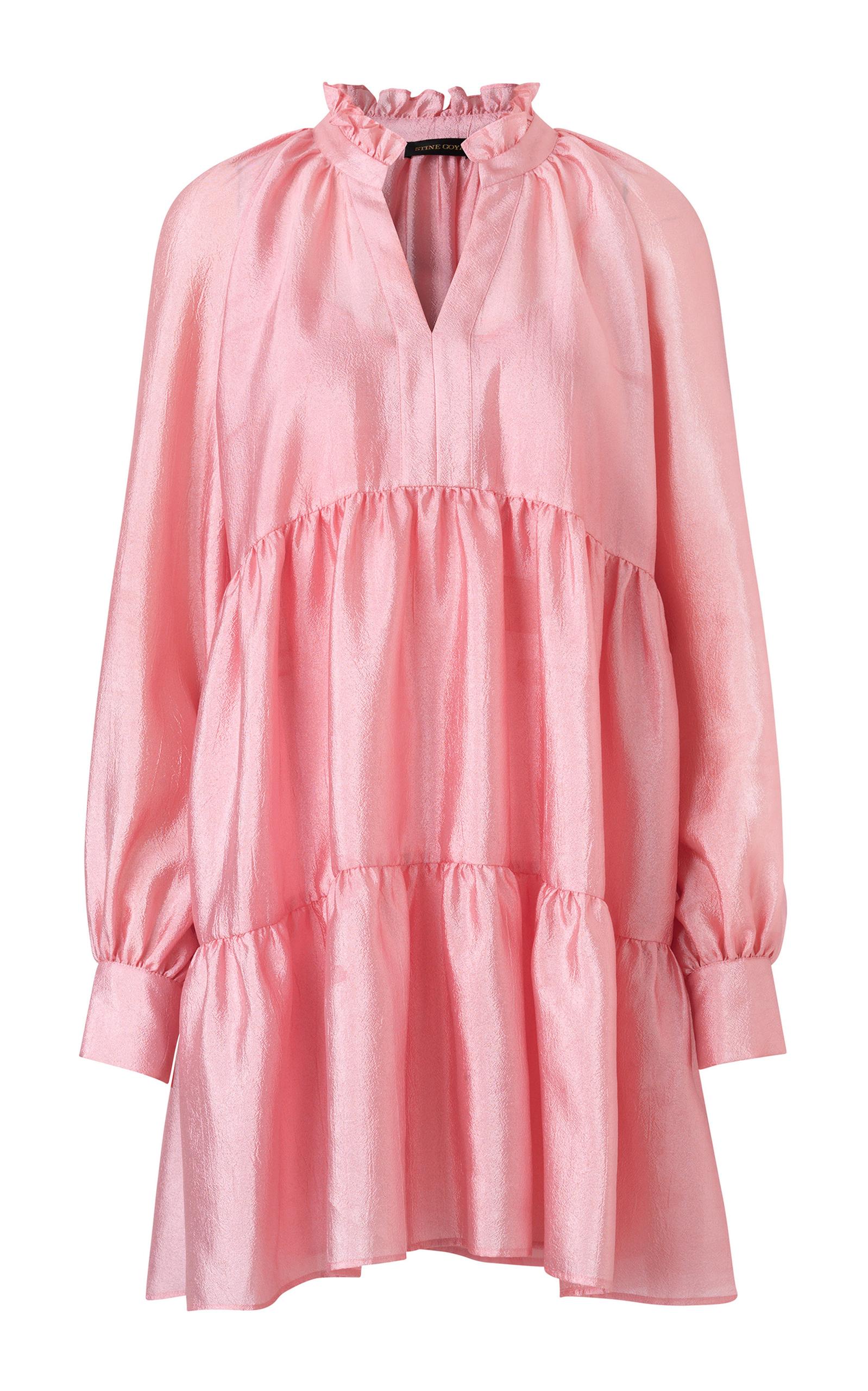 Stine Goya Jasmine Mini Shift Dress In Pink | ModeSens