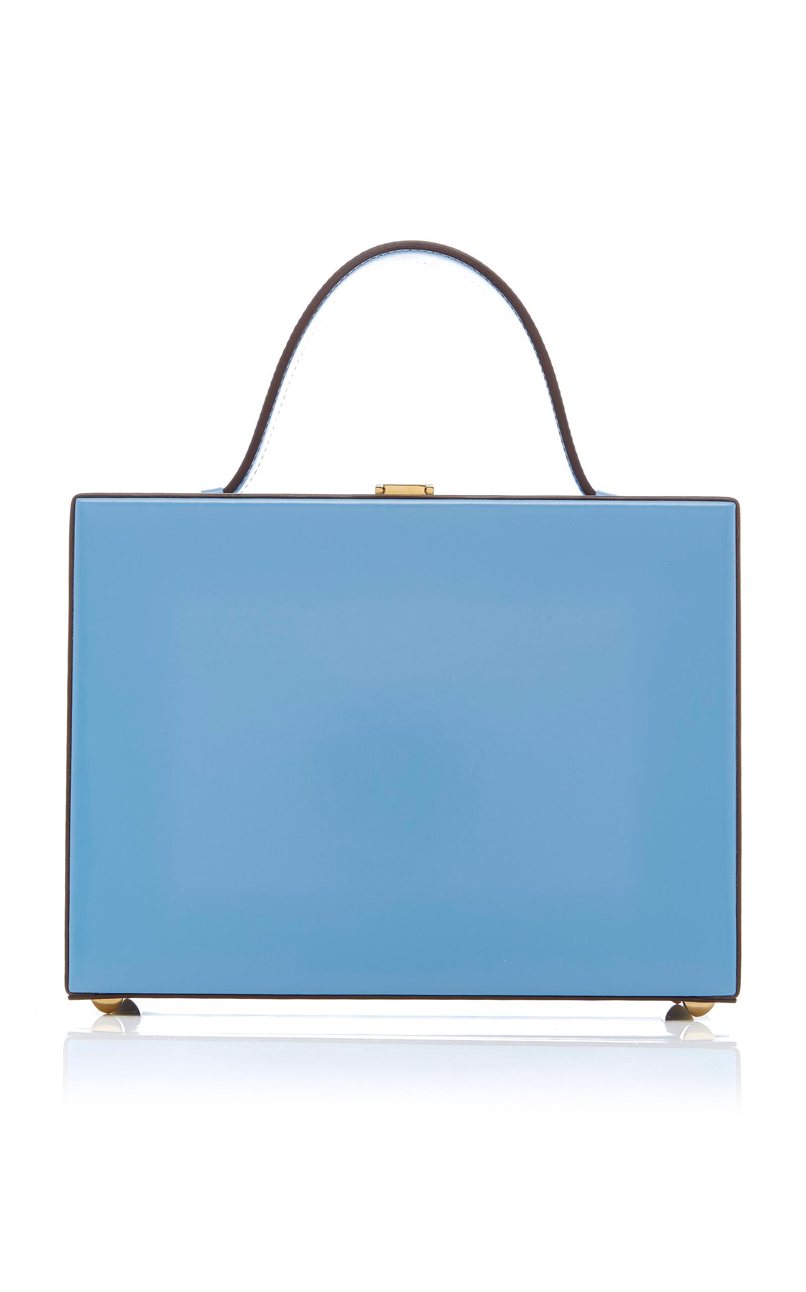 Mark Cross Grace Kelly Small Overnight Case In Blue | ModeSens