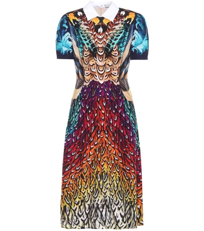 Shop Mary Katrantzou Printed Silk Dress