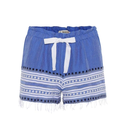 Shop Lemlem Izara Cotton-blend Shorts