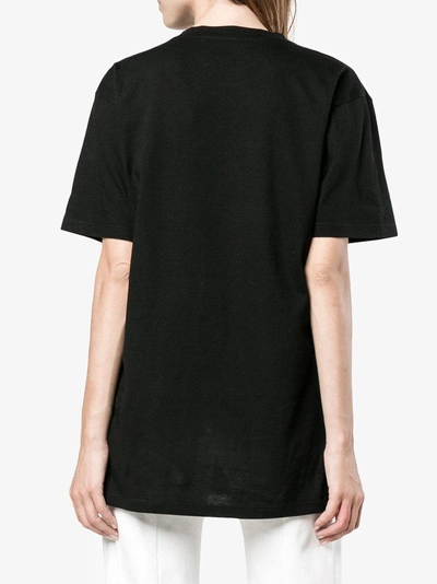 Shop Gucci T-shirt In Cotone Con Stampa Tigre In Black