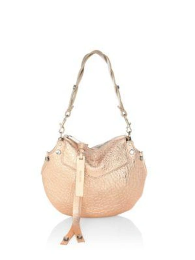 Shop Jimmy Choo Artie Mini Handbag In Rose Gold