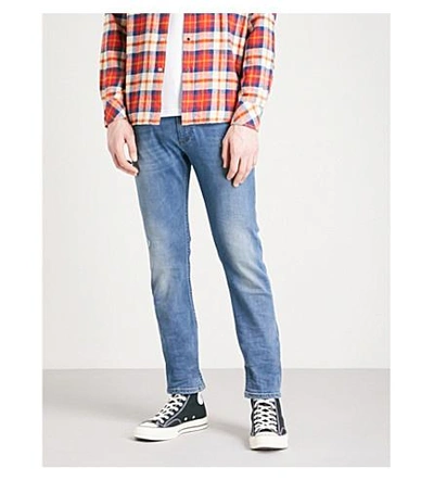 Shop Diesel Thommer Slim-fit Skinny Jeans In Denim