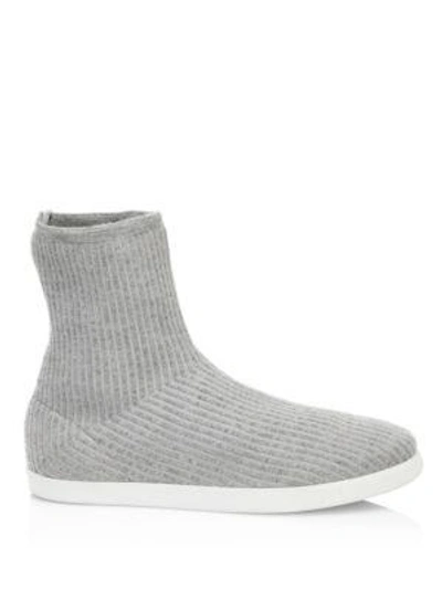 Shop The Row Dean Sock Boot In Grey White