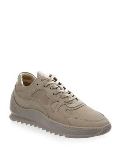 Shop Filling Pieces Leather Low-top Sneakers In Nude