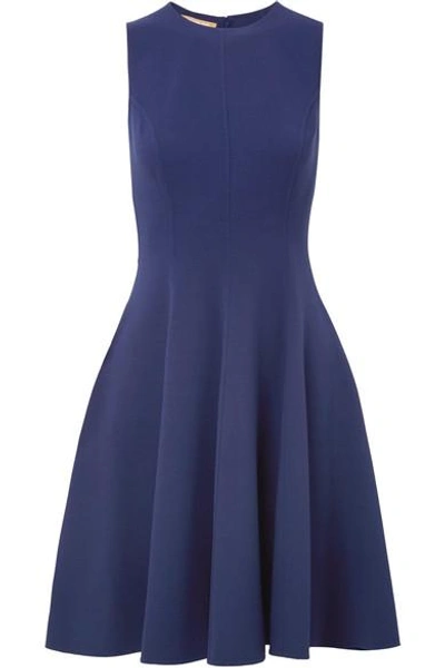 Shop Michael Kors Wool-blend Crepe Dress
