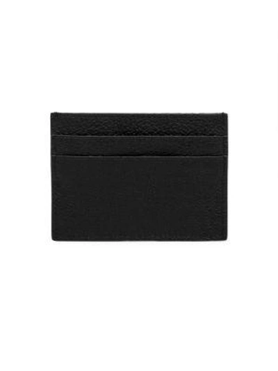 Shop Versace Medusa Leather Card Case In Black Warm