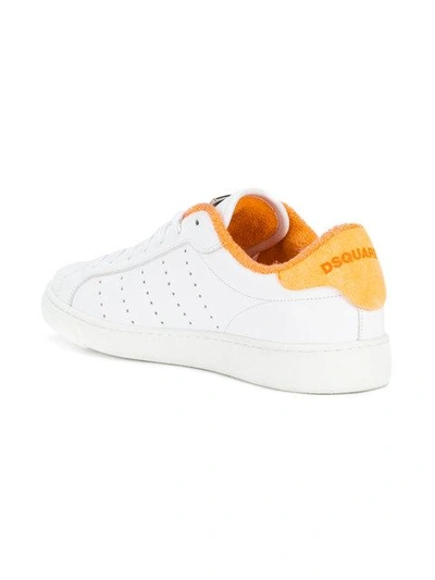 Shop Dsquared2 Tennis Club Sneakers - White