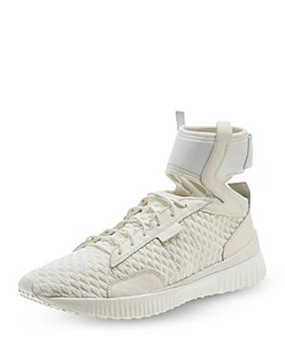 Shop Fenty X Puma Fenty Puma X Rihanna Mid Top Ankle Cuff Sneakers In White