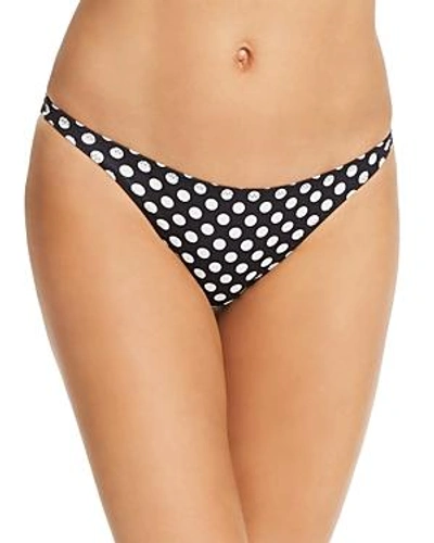 Shop Norma Kamali Eric Bikini Bottom In Dots