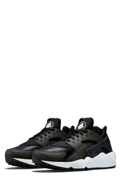 Shop Nike Air Huarache Run Sneaker In Black/ Black/ Anthracite