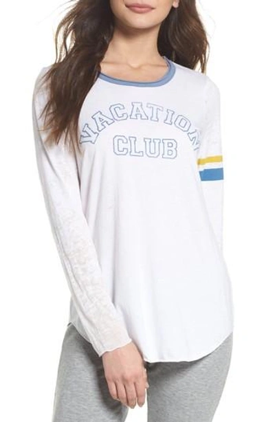 Shop Chaser Vacation Club Vintage Tee In White St. Tropez