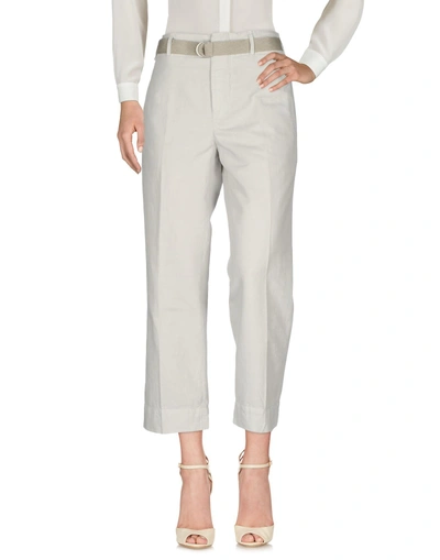 Shop Incotex Woman Pants Light Grey Size 29 Cotton, Linen