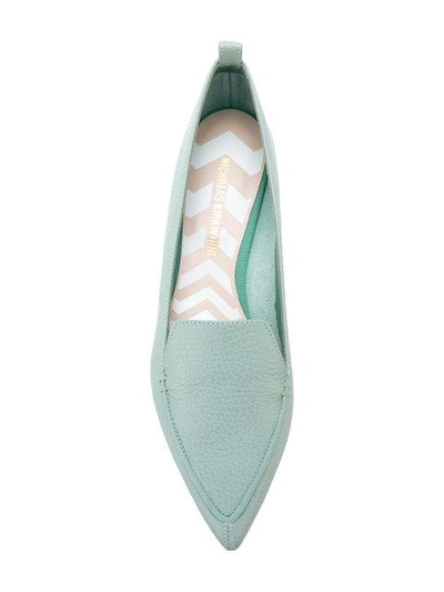 Shop Nicholas Kirkwood Beya Loafers In G43 Mint