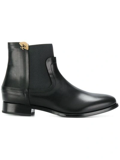 Shop Fabi Stiefeletten Mit Stretcheinsatz In Black