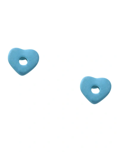Shop Marc By Marc Jacobs Earrings In Turquoise