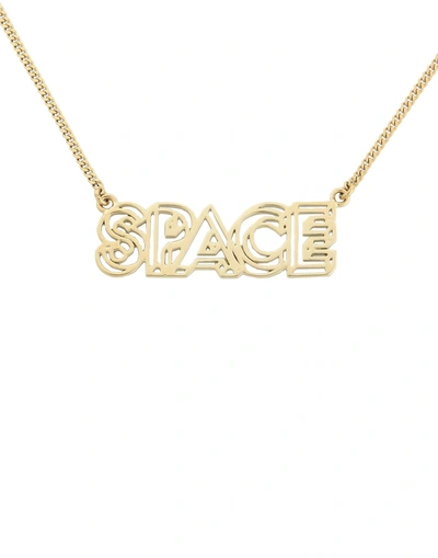 Shop Marc By Marc Jacobs Necklaces In Gold