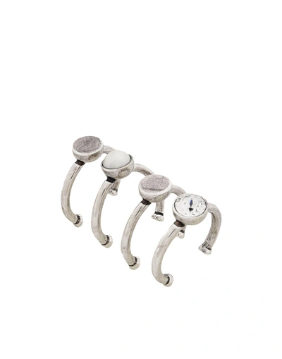 Shop Marc Jacobs Ring In Silver