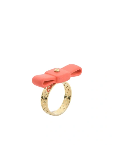 Shop Marc By Marc Jacobs Ring In Orange