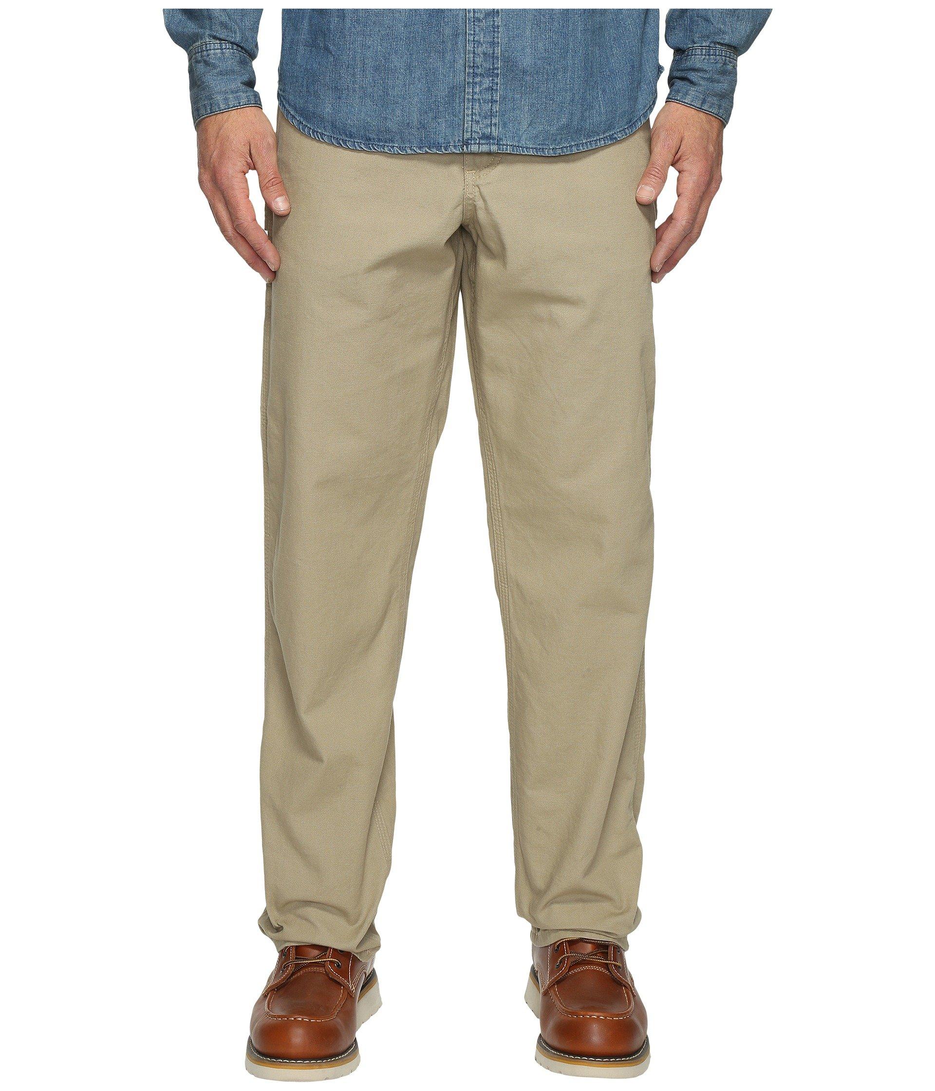 loose fit canvas carpenter pant