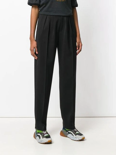 Shop Golden Goose Nilde High Waist Trousers In Black