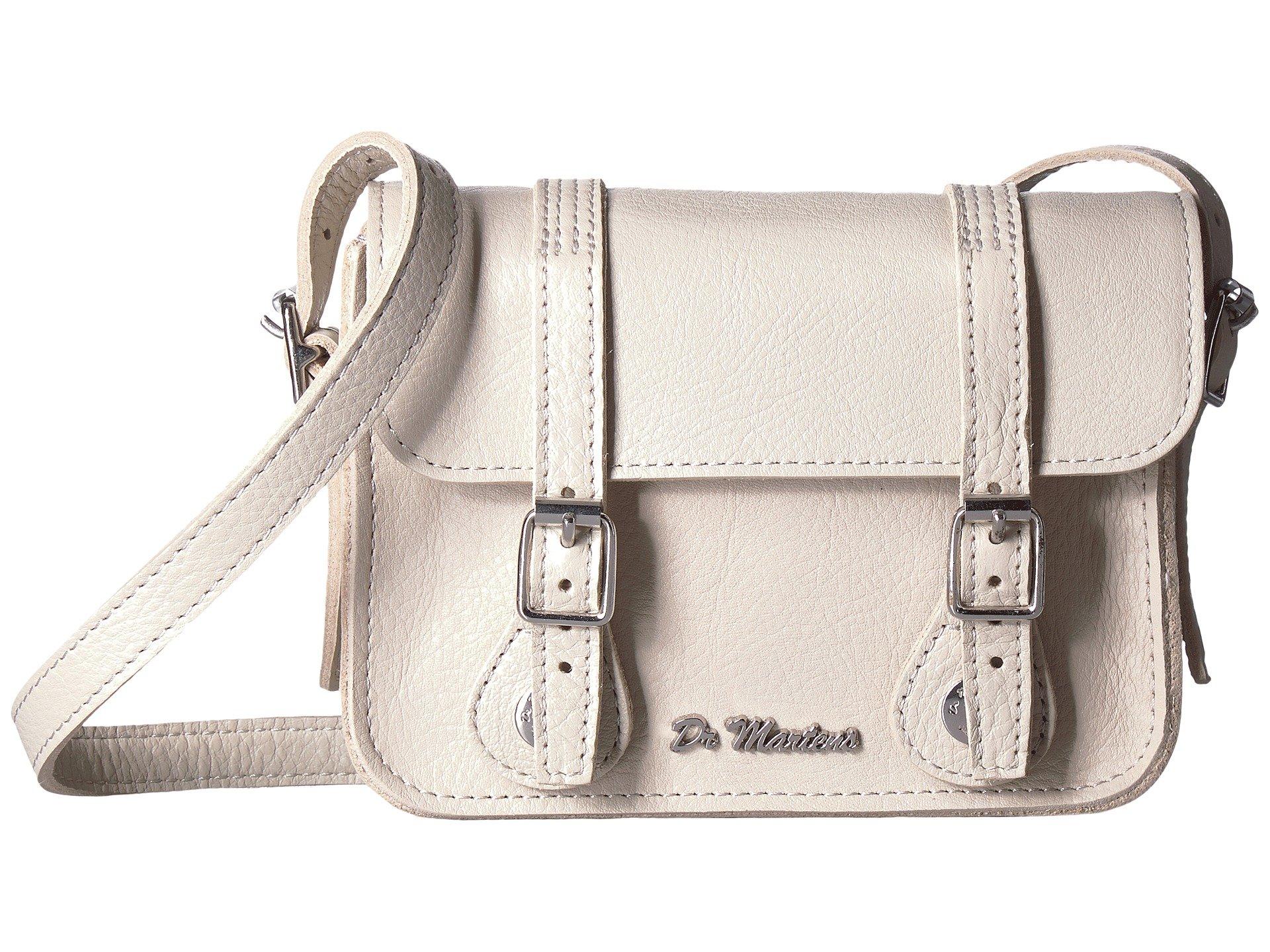 Dr. Martens 7" Leather Satchel In Off-white/hug Me | ModeSens