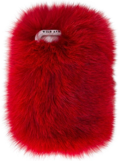 Shop Wild And Woolly Red Fur Bordeaux Iphone 7+ Case