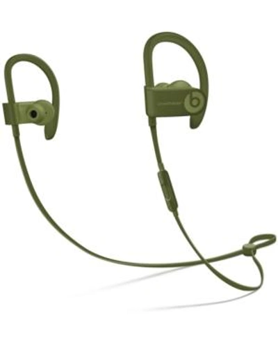 Shop Beats By Dr. Dre Powerbeats 3 Wireless Earbuds In Turf Green