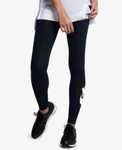 Shop Nike Sportswear Leg-a-see Leggings In Black