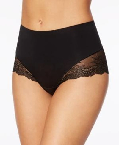 Shop Spanx Women's Undie-tectable Lace Hi-hipster Underwear Sp0515 In Very Black