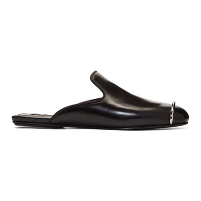 Shop Alexander Wang Black Jaelle Slides In 001 Black