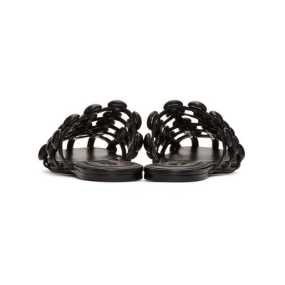 Shop Alexander Wang Black Amelia Slides