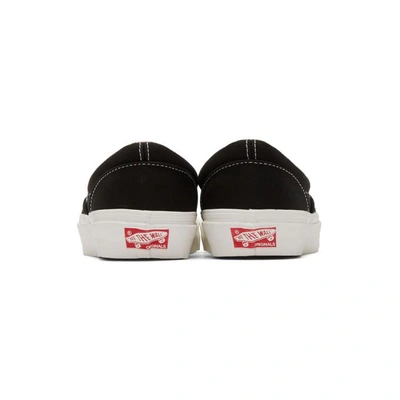 Vans Vault Og Classic Slip-on Lx Sneakers In Black
